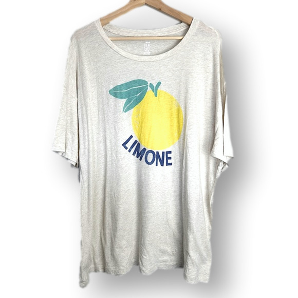 aerie Tops - AERIE Real Soft Limone Oversized Everyday Lifestyle T-shirt Women's XL